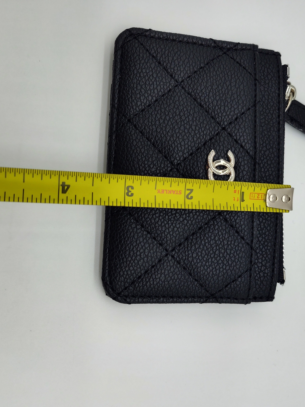 CHANEL Makeup Quilted Card Holder Coin Purse Black CC Beauty Collection NIB GWP - Picture 8 of 11